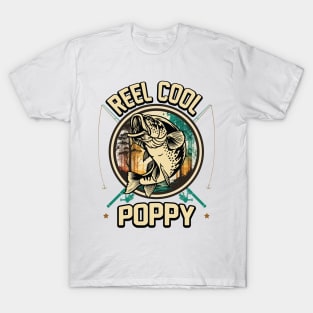 Reel Cool Poppy Fishing Gift T-Shirt